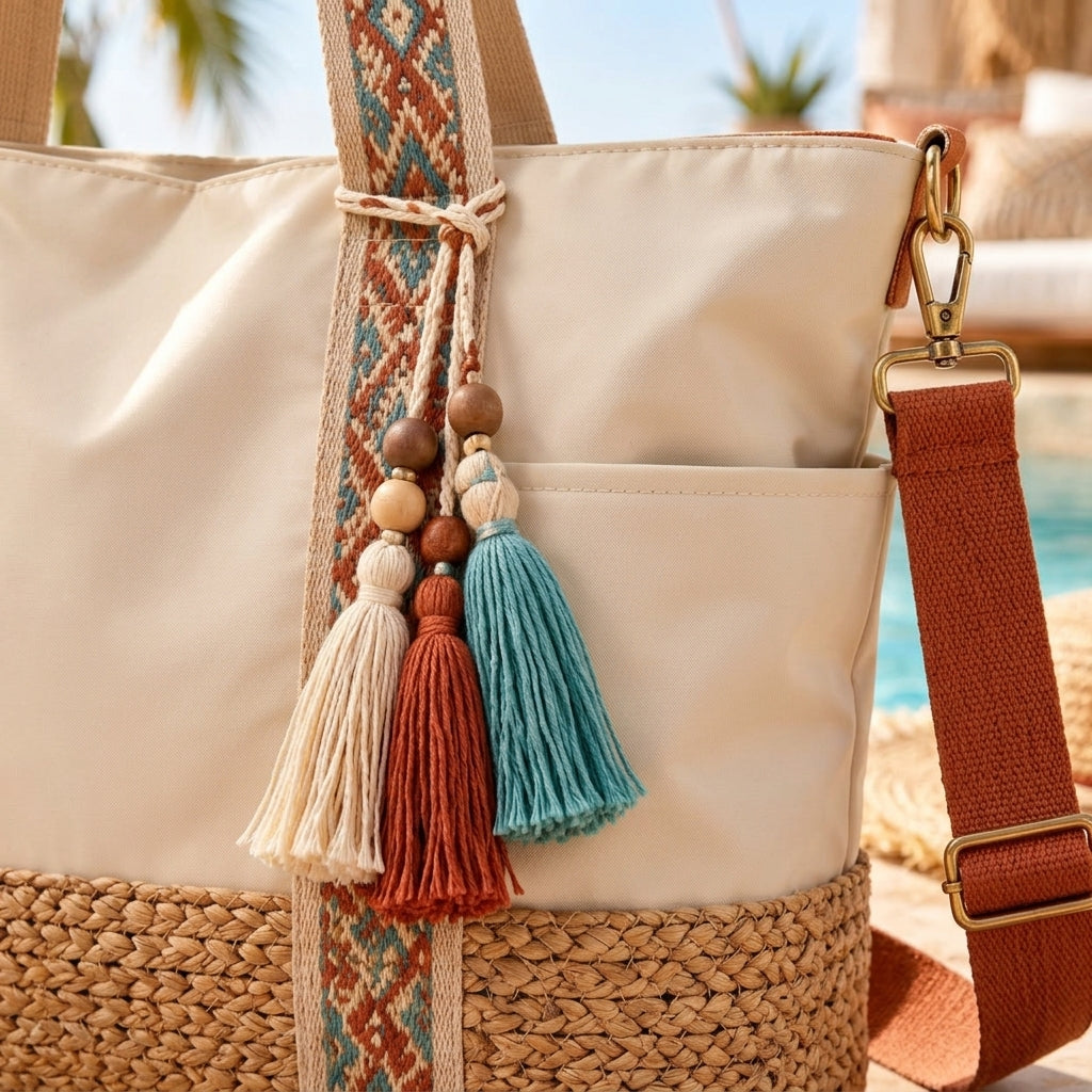Boho Waterproof Beach Tote