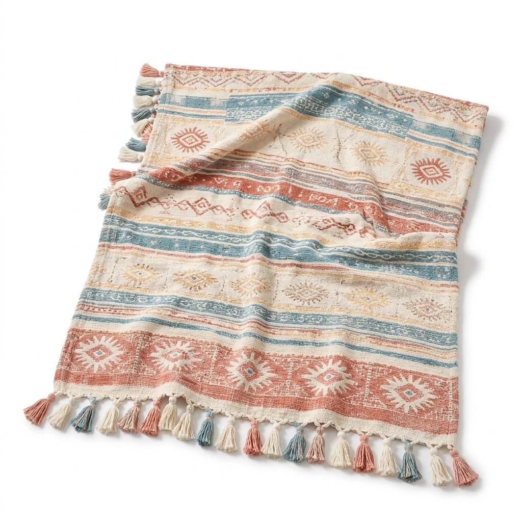 Boho Quick-Dry Beach Towel