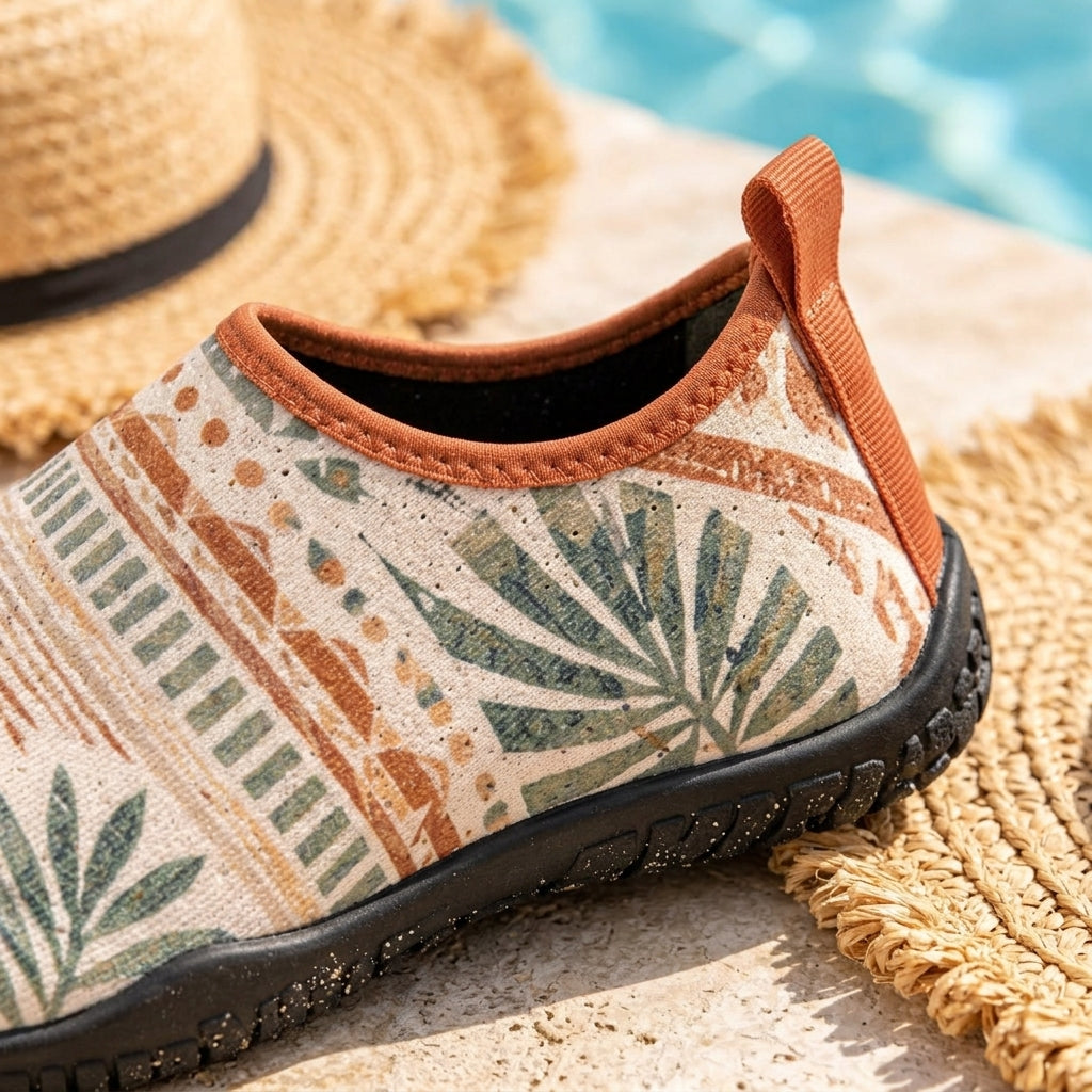 Boho Printed Aqua Water Shoes